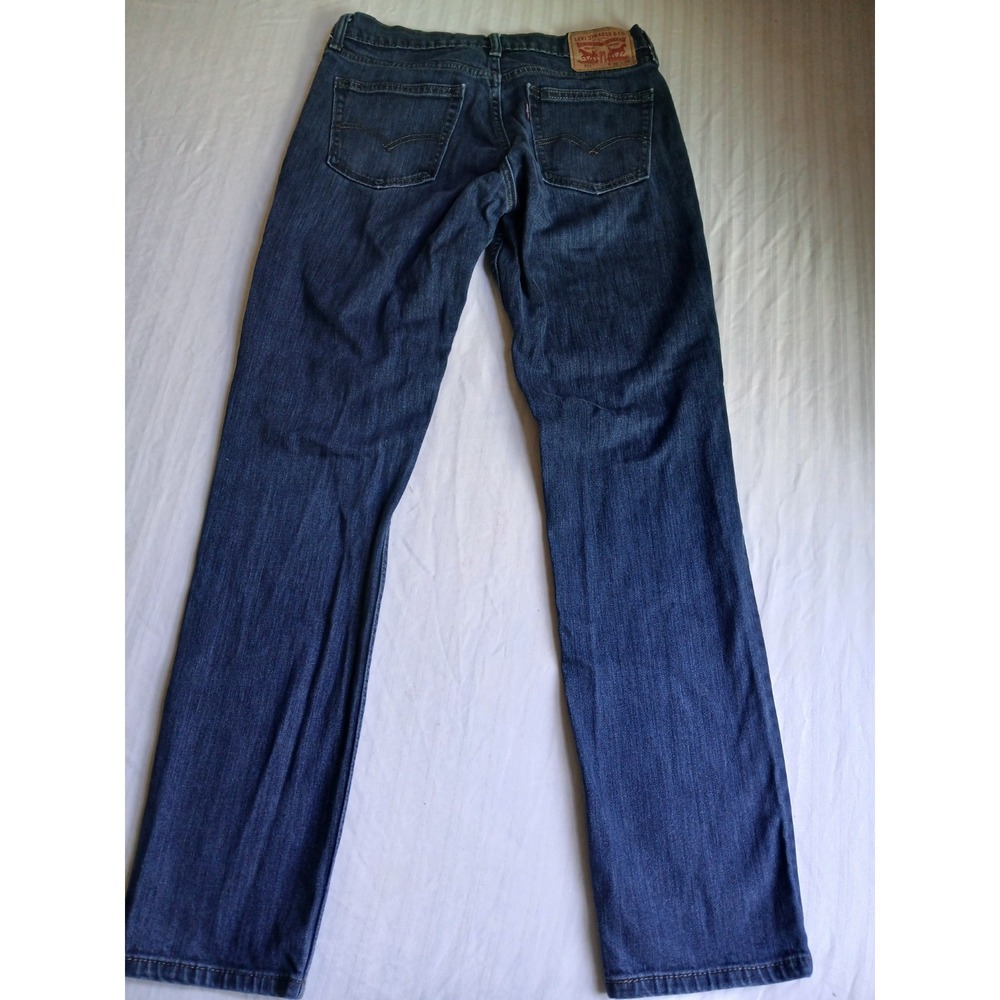 Levis Jeans 32x34 511 Slim Straight Dark Wash Preppy Classic Stretch Denim
